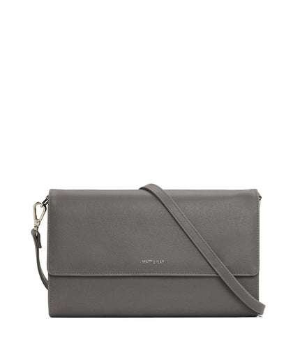 DREWLG Large Vegan Crossbody Bag - Vintage | Color: Shadow - variant::Shadow