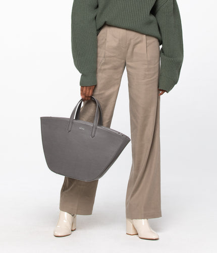 LEEF Vegan Tote Bag - Vintage | Color: Grey - variant::shadow