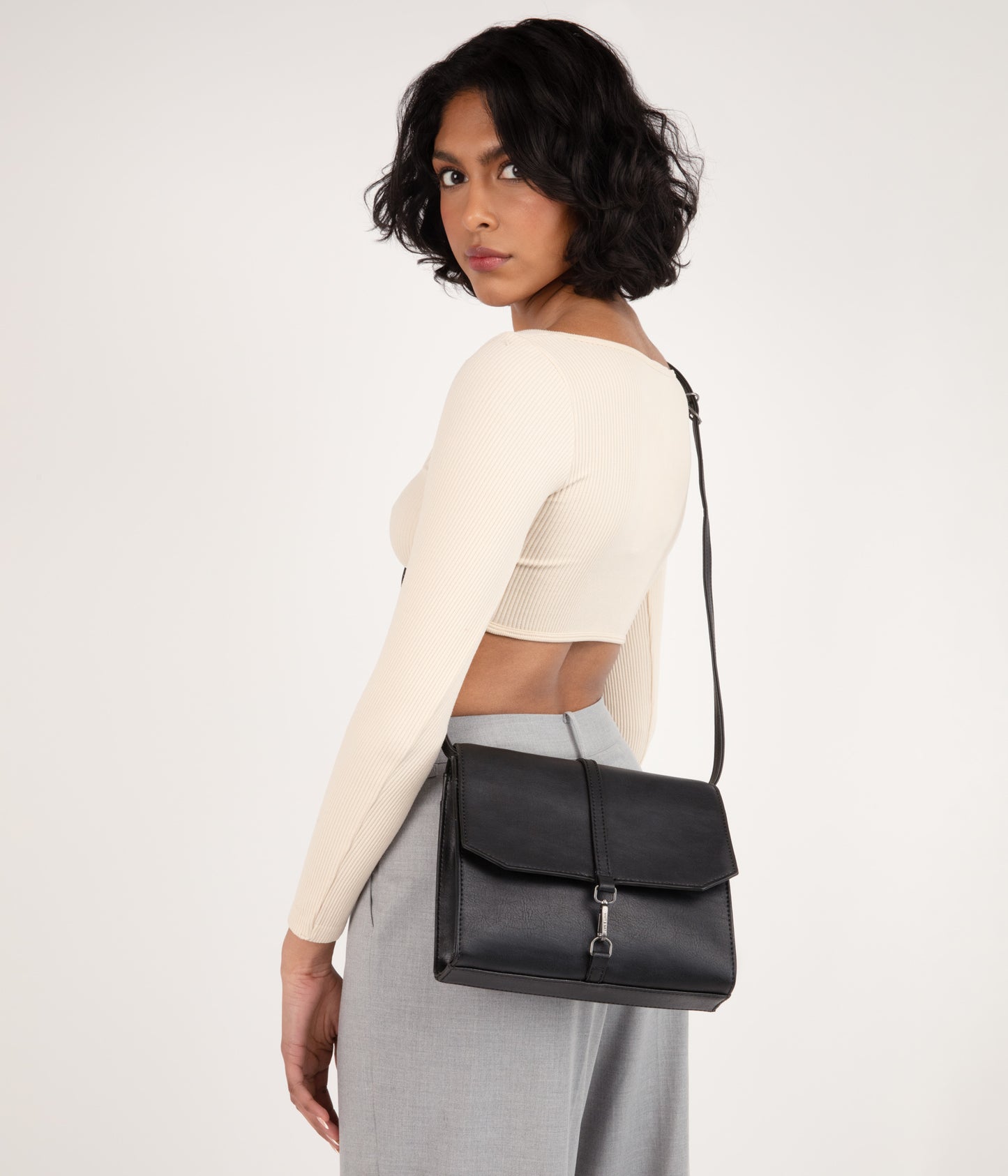 LAUREN Vegan Crossbody Bag - Arbor | Color: Red - variant::beetroot