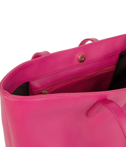 SCHLEPP Vegan Tote Bag - Arbor | Color: Pink - variant::dragonfruit