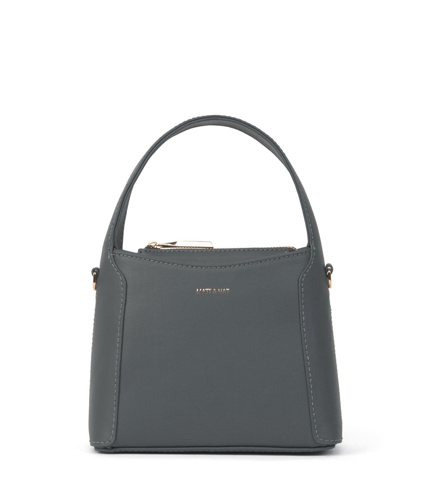 JADA SM Vegan Shoulder Bag - Arbor | Color: Grey - variant::mushroom