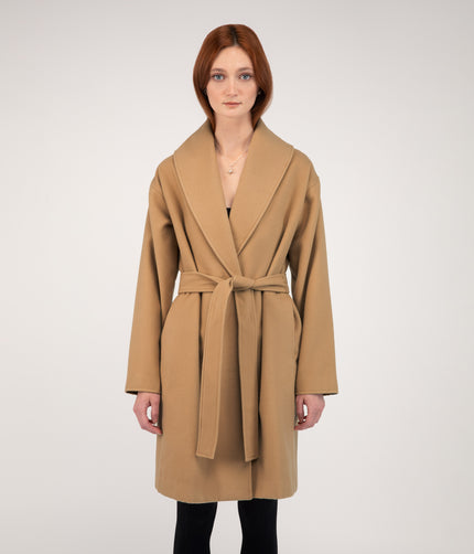 SOHEE Women's Vegan Coat | Color: Beige - variant::beige