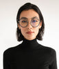 AYME-3 Recycled Round Reading Glasses | Color: Grey - variant::silver