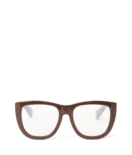 SAVA-3 Recycled Wayfarer Reading Glasses | Color: White - variant::nude