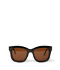 CHARLET-2 Recycled Wayfarer Sunglasses | Color: Black, Brown - variant::black