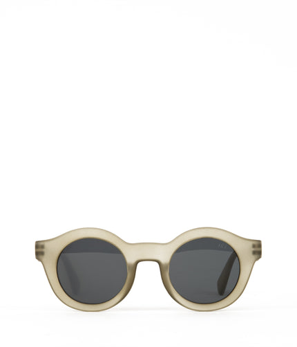 SURIE-2 Recycled Round Sunglasses | Color: Green - variant::olive