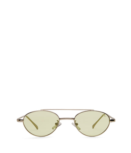 SUZI Oval Sunglasses | Color: Green - variant::green