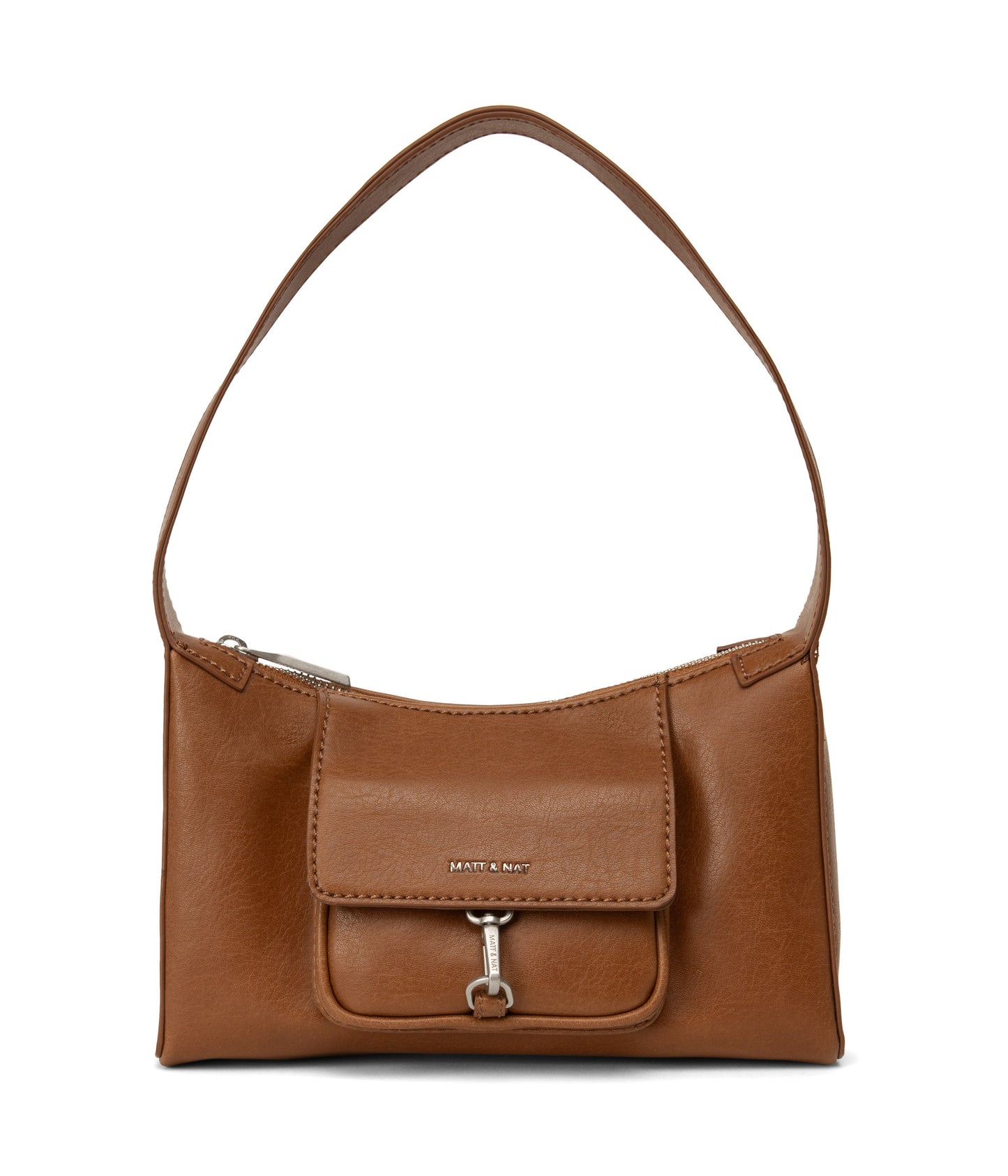 LOTI Vegan Shoulder Bag - Vintage | Color: Brown - variant::chili