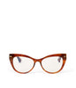 REINA-3 Recycled Cat-Eye Reading Glasses | Color: Brown - variant::brown