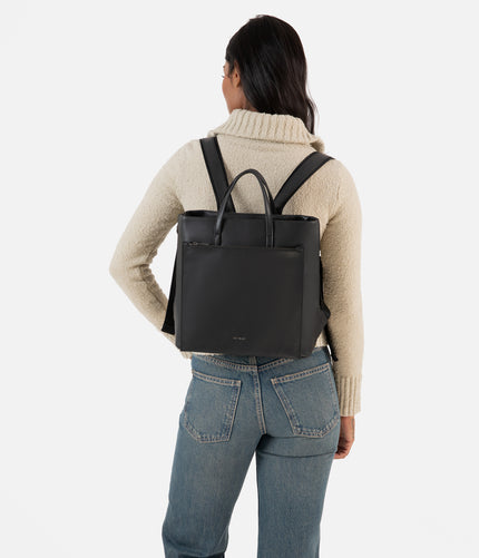 MILAN Vegan Backpack - Arbor | Color: Black - variant::black