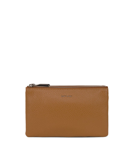 TRIPLET Vegan Crossbody Bag - Purity | Color: Tan, Brown - variant::amber