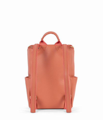 BRAVESM Small Vegan Backpack - Purity | Color: Orange, Pink - variant::plush