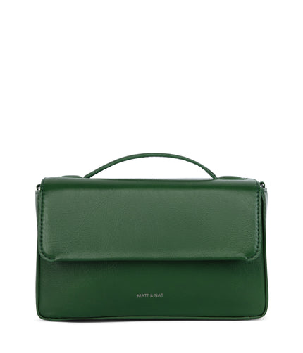 HEART Vegan Crossbody Bag - Theme | Color: Green - variant::mural