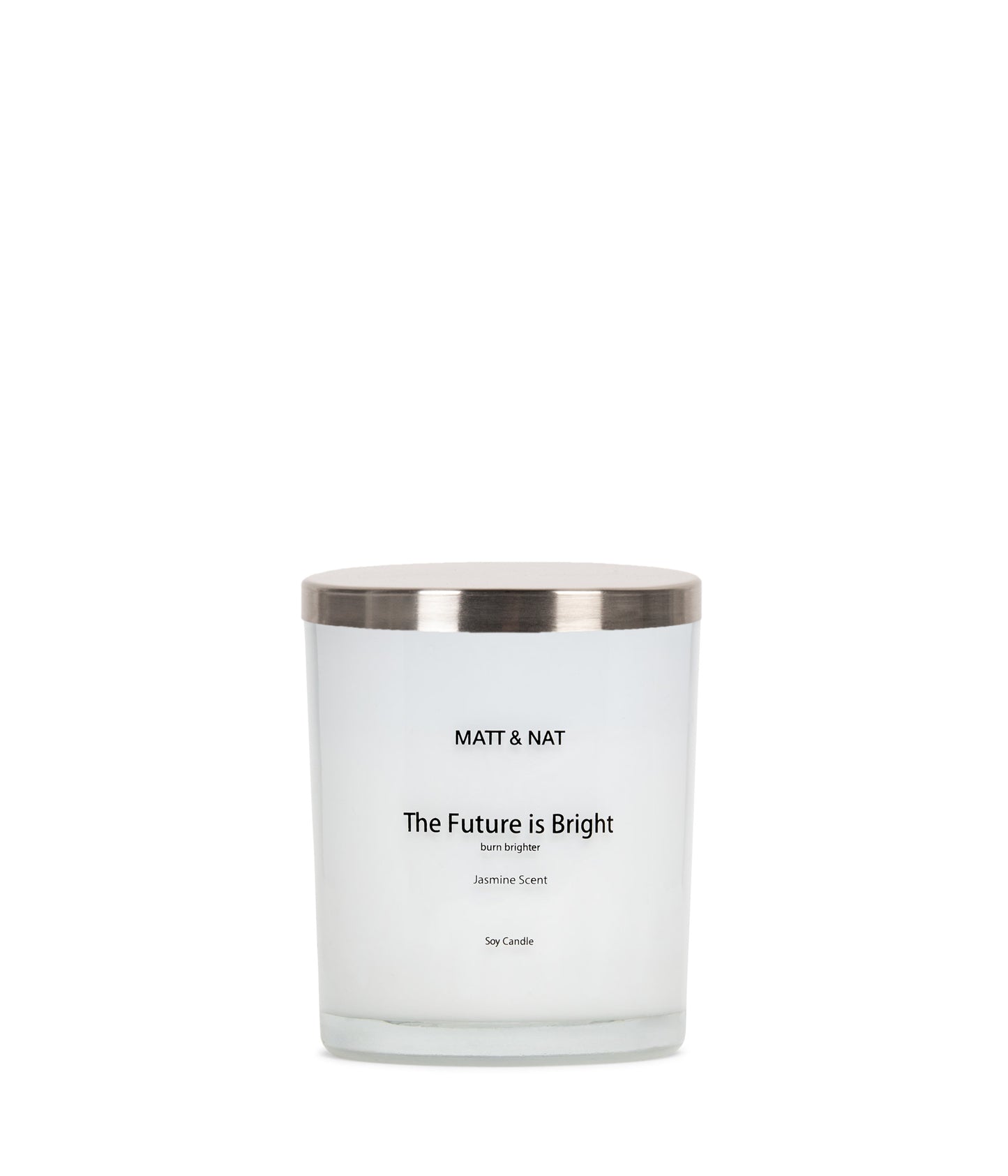The Future Is Bright Candle | Color: White - variant::white