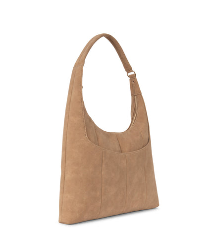 EMMA Vegan Shoulder Bag – Solstice | Color: Latte - variant::latte