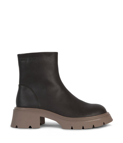 AZIO Women's Vegan Ankle Boots | Color: Brown - variant::brown
