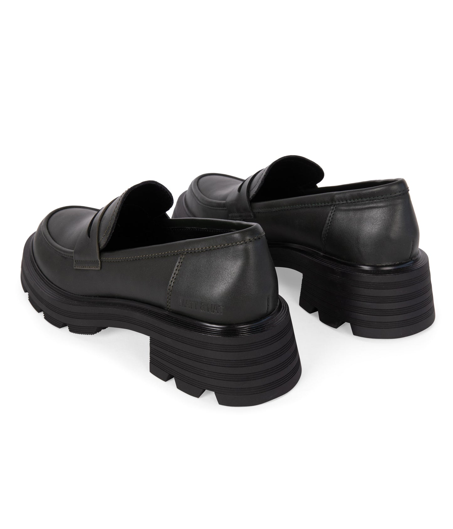 DIDO Women's Vegan Loafer| Color: Black - variant::black