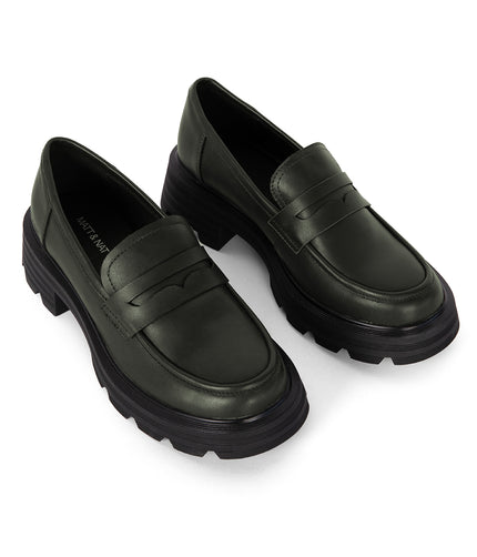DIDO Women's Vegan Loafer| Color: Green - variant::green