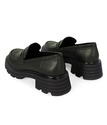 DIDO Women's Vegan Loafer| Color: Green - variant::green