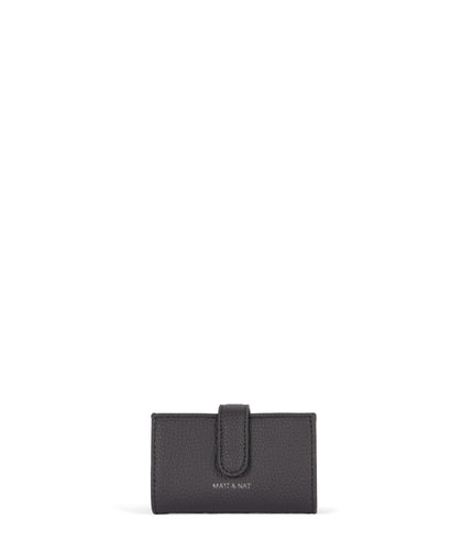 CREPE Vegan Accordion Card Holder – Grain | Color: Coal - variant::coal
