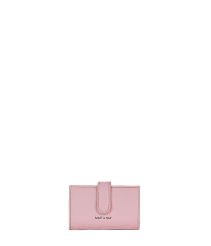 CREPE Vegan Accordion Card Holder – Grain | Color: Quartz - variant::quartz