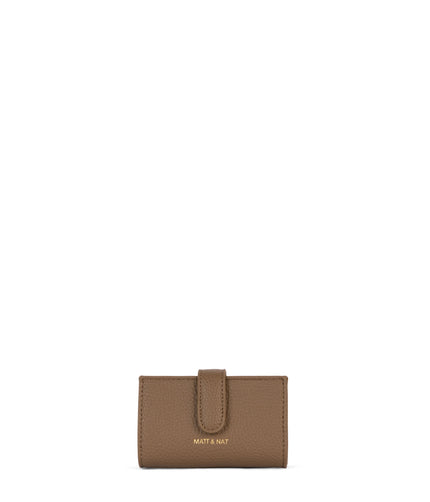 CREPE Vegan Accordion Card Holder – Grain | Color: Toffee - variant::toffee