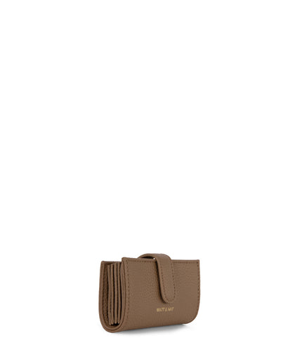 CREPE Vegan Accordion Card Holder – Grain | Color: Toffee - variant::toffee