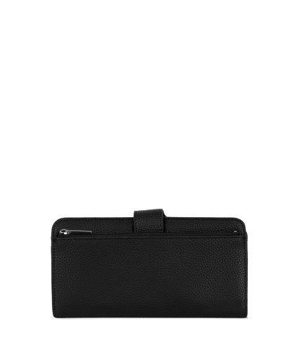 FLOAT Vegan Wallet - Grain | Color: Black - variant::black