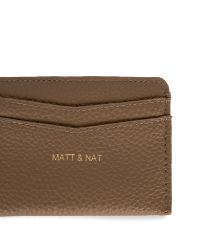 JUNYA Vegan Card Holder - Grain | Color: Toffee - variant::toffee