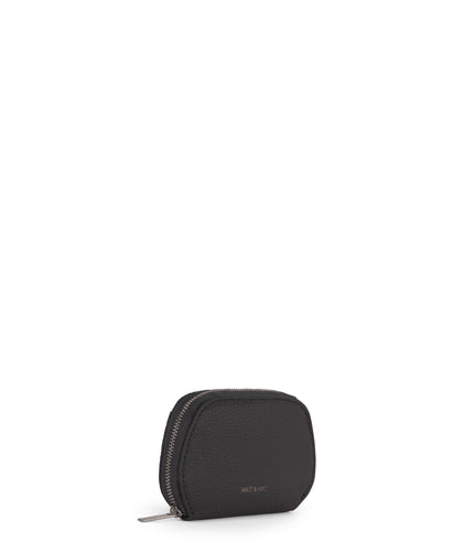 NADYA Vegan Card Holder – Grain | Color: Coal - variant::coal