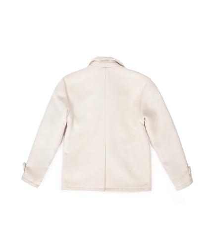 RIA Women's Vegan Wool Coat | Color: Cream - variant::cream