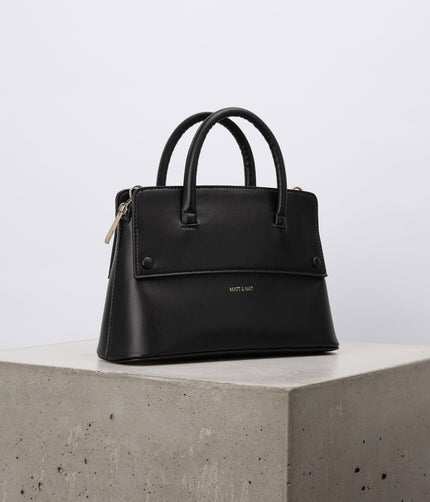 SILVA SM Small Vegan Satchel - UPPEAL™ | Color: Black - variant::black