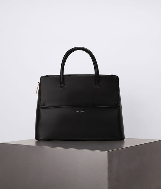 SILVA Vegan Satchel - UPPEAL™ | Color: Black - variant::black