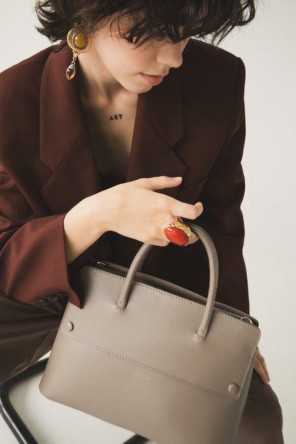 SILVA Vegan Satchel - UPPEAL™ | Color: Black - variant::black