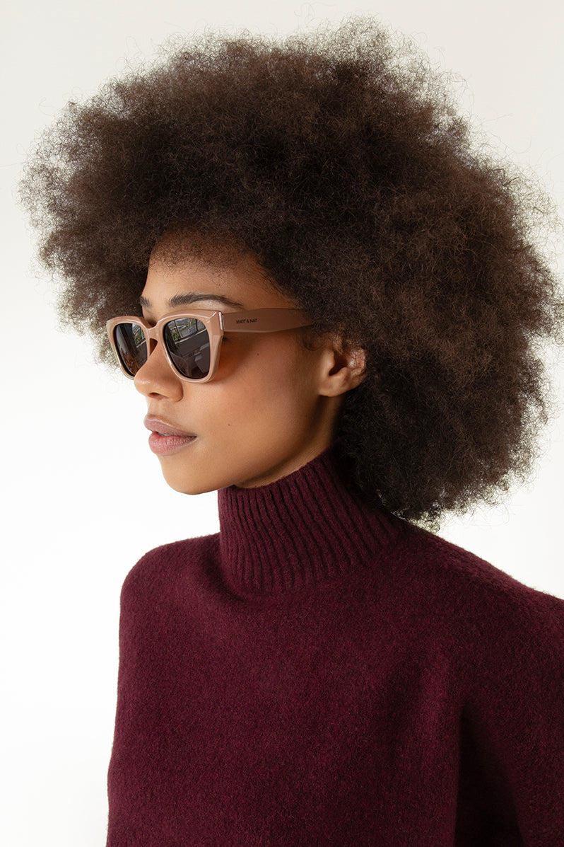 ASUNA Classic Recycled Sunglasses | Color: Clear - variant::clear