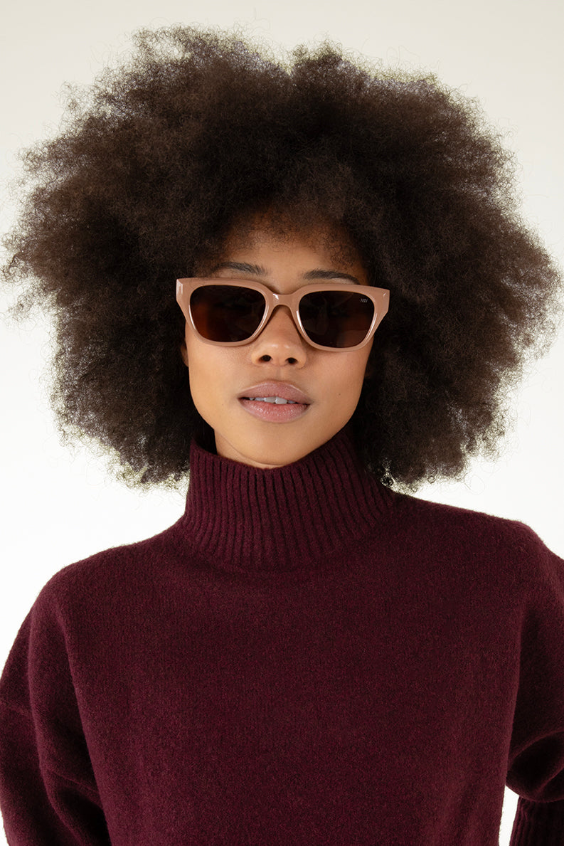 ASUNA Classic Recycled Sunglasses | Color: Clear - variant::clear