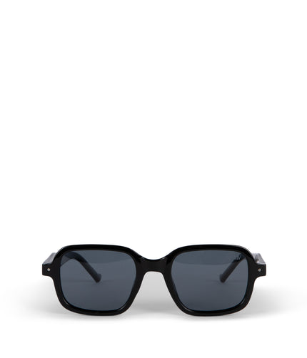 MEJIA Recycled Square Sunglasses | Color: Black - variant::black
