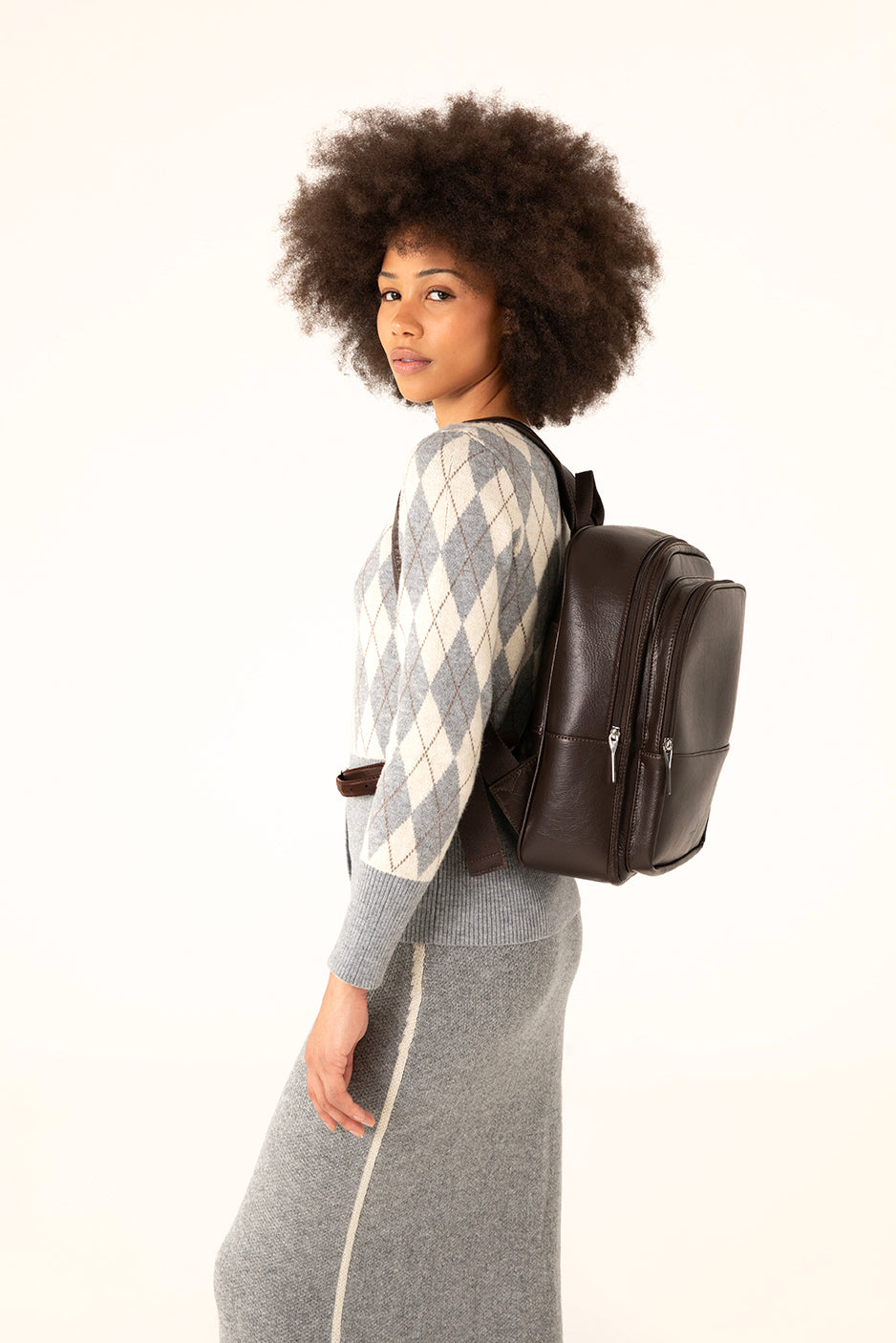 ESME Vegan Backpack - Theme | Color: Sepia - variant::sepia