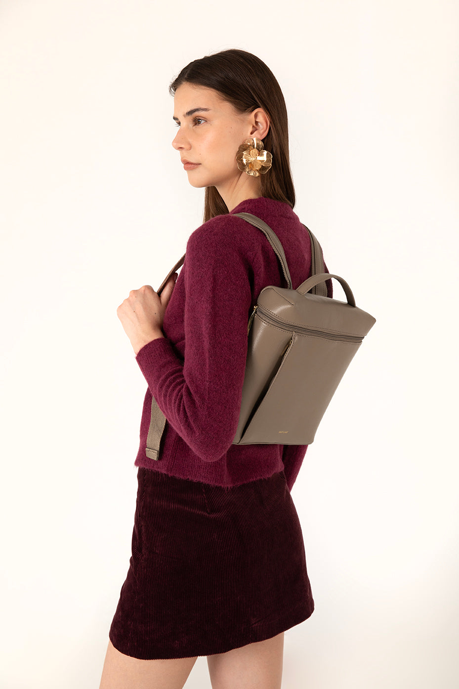 FAY Vegan Backpack - Theme | Color: Black - variant::black