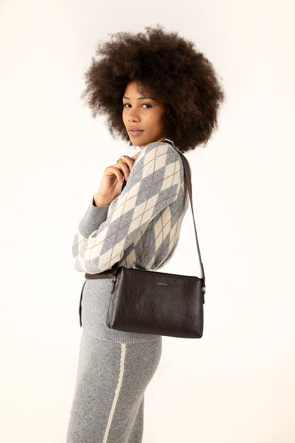 INDIE Vegan Satchel - Theme | Color: Black - variant::black