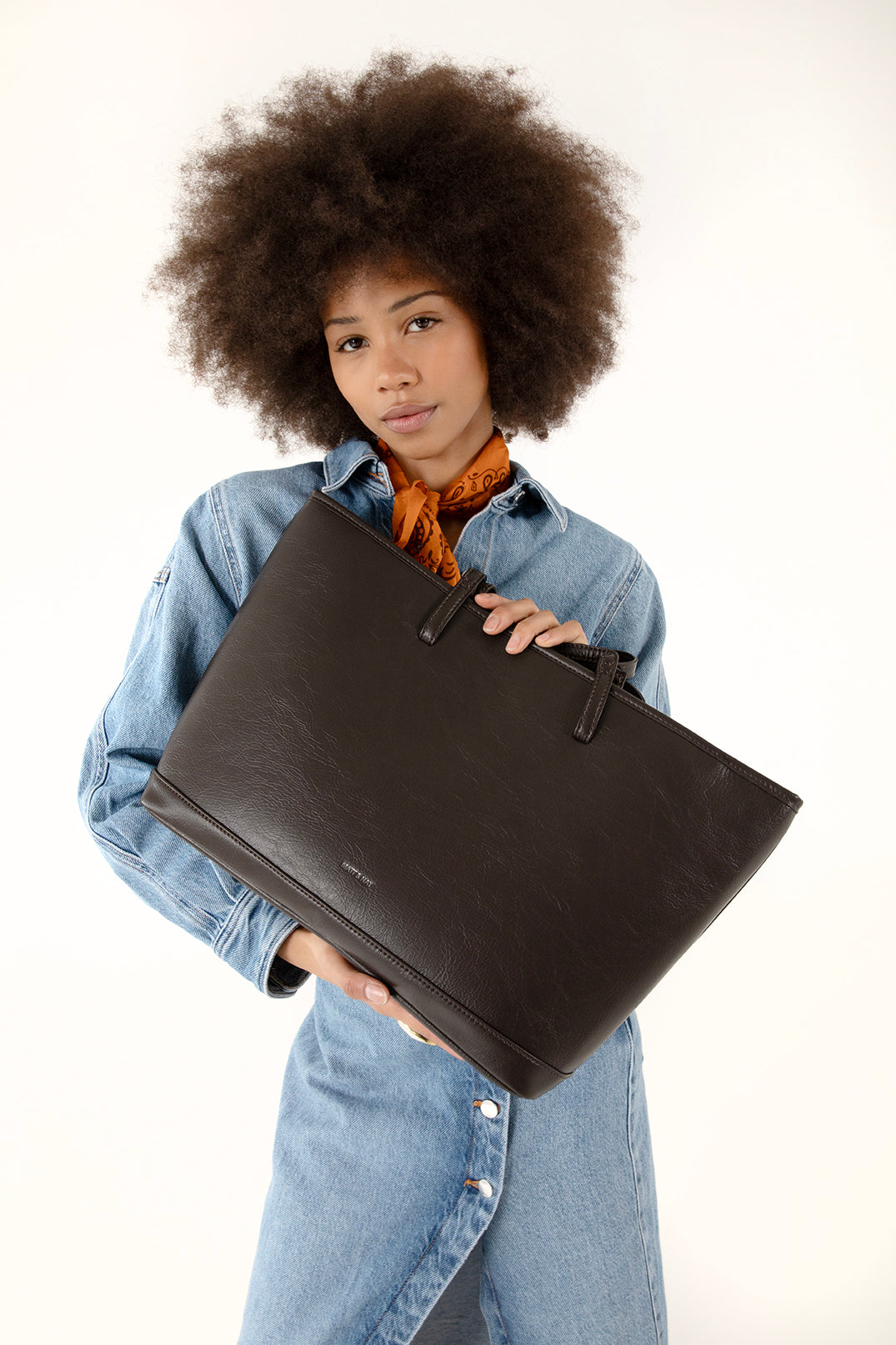 ELIZA Vegan Tote Bag - Theme | Color: Black - variant::black