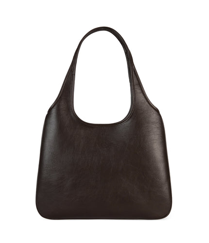 PORTO Vegan Hobo Bag - Theme | Color: Coffee - variant::coffee