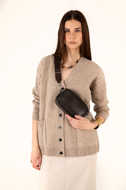 SOLEIL Vegan Crossbody Bag - Theme | Color: Black - variant::black