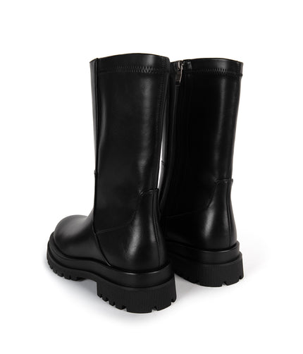 ENIYA Women's Vegan Mid-Calf Boot | Color: Black - variant::black