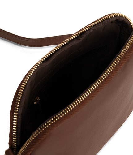 KRISTY Slim Vegan Crossbody Bag - Forum | Color: Cocoa - variant::cocoa