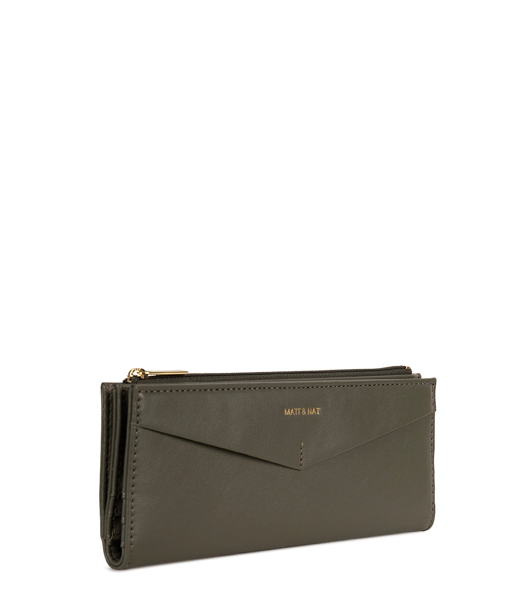 ROME Vegan Bifold Wallet - Forum | Color: Pickle - variant::pickle