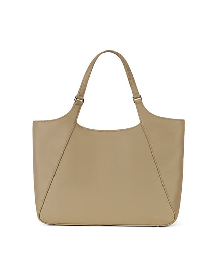 CHARLOT Vegan Tote Bag - Grain | Color: Almond - variant::almond