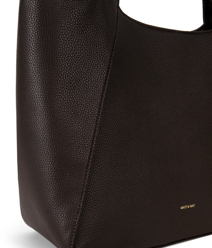 CHARLOT Vegan Tote Bag - Grain | Color: Fudge - variant::fudge