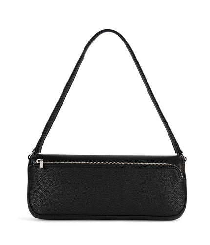 ENA Vegan Shoulder Bag - Grain | Color: Black - variant::black