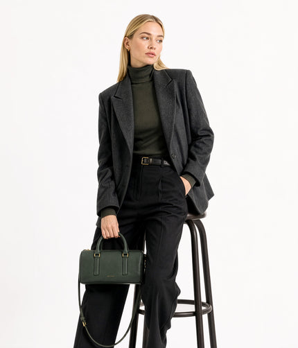 LUCE Vegan Crossbody Bag - Grain | Color: Rosemary - variant::rosemary
